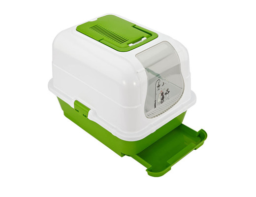 BL002 All Closed Cat Litter Box with Drawer